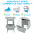 Boot Rack Channeling Water Into Containers - Practical & Stackable - Rakabot Plastico