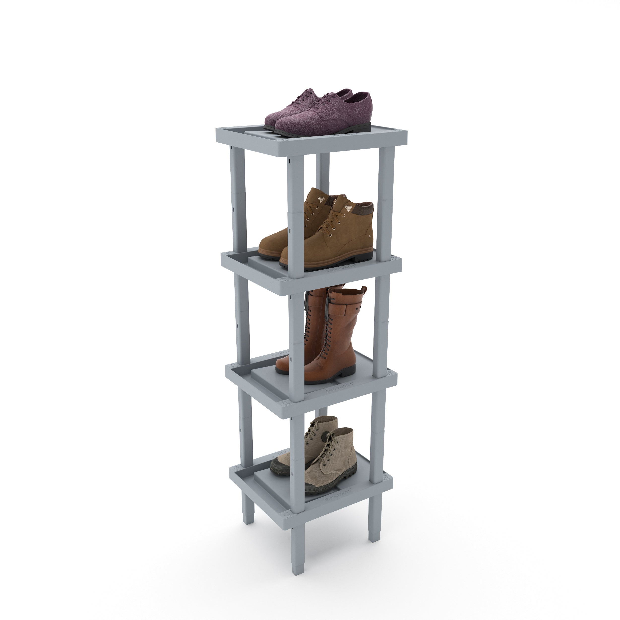 Étagère de casier pour rangement de bottes canalisant l'eau - Rakabot Locker1