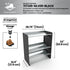 Boot Rack 29" wide - Rustproof Channeling Water Into Containers 2 to 8 Shelves Rakabot Titan