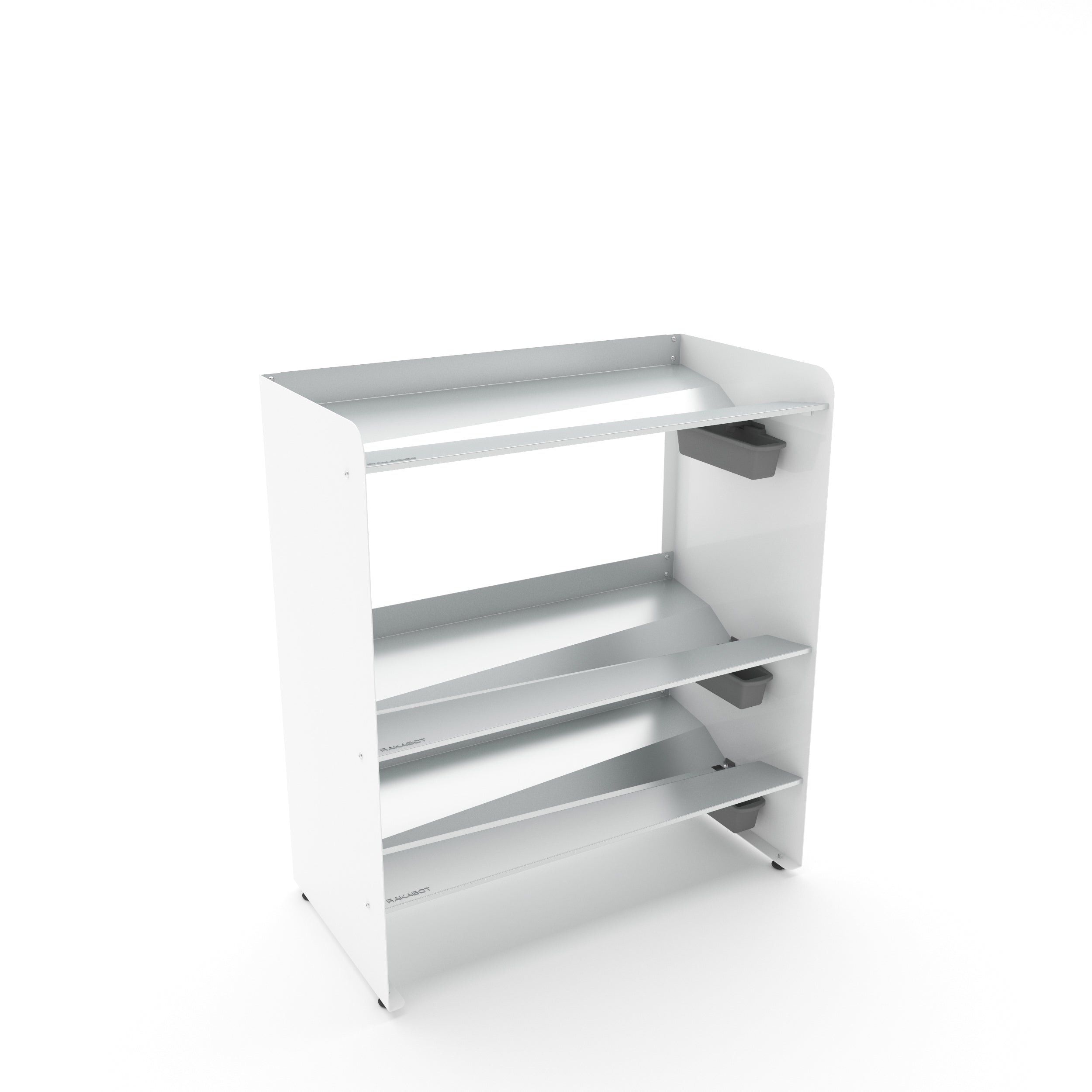 Boot Rack 19" wide - Rustproof Channeling Water Into Containers 2 to 8 Shelves Rakabot Titan