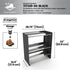 Boot Rack 29" wide - Rustproof Channeling Water Into Containers 2 to 8 Shelves Rakabot Titan