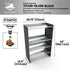 Boot Rack 29" wide - Rustproof Channeling Water Into Containers 2 to 8 Shelves Rakabot Titan