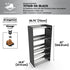 Boot Rack 29" wide - Rustproof Channeling Water Into Containers 2 to 8 Shelves Rakabot Titan
