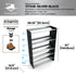Commercial Boot Rack 38" wide - Rustproof Channeling Water Into Containers 2 to 8 Shelves Rakabot Titan