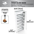 Boot Rack 29" wide - Rustproof Channeling Water Into Containers 2 to 8 Shelves Rakabot Titan