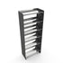 Boot Rack 19" wide - Rustproof Channeling Water Into Containers 2 to 8 Shelves Rakabot Titan