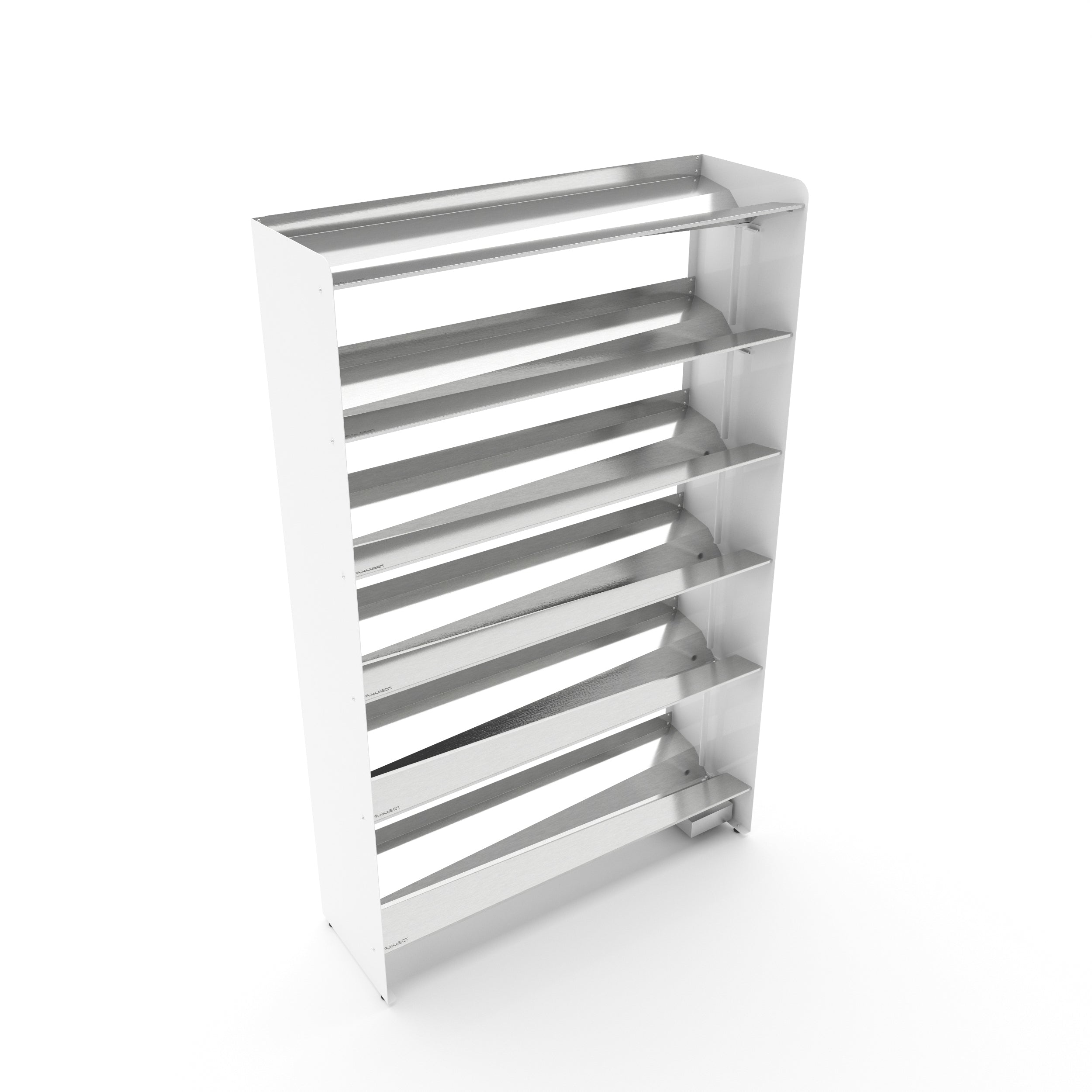 Boot Rack 38" wide - Rustproof Channeling Water Into Containers 2 to 8 Shelves Rakabot Titan