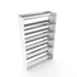 Boot Rack 38" wide - Rustproof Channeling Water Into Containers 2 to 8 Shelves Rakabot Titan