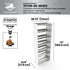 Boot Rack 29" wide - Rustproof Channeling Water Into Containers 2 to 8 Shelves Rakabot Titan