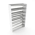 Boot Rack 38" wide - Rustproof Channeling Water Into Containers 2 to 8 Shelves Rakabot Titan