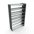 Boot Rack 38" wide - Rustproof Channeling Water Into Containers 2 to 8 Shelves Rakabot Titan