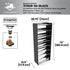 Boot Rack 29" wide - Rustproof Channeling Water Into Containers 2 to 8 Shelves Rakabot Titan