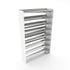 Boot Rack 38" wide - Rustproof Channeling Water Into Containers 2 to 8 Shelves Rakabot Titan
