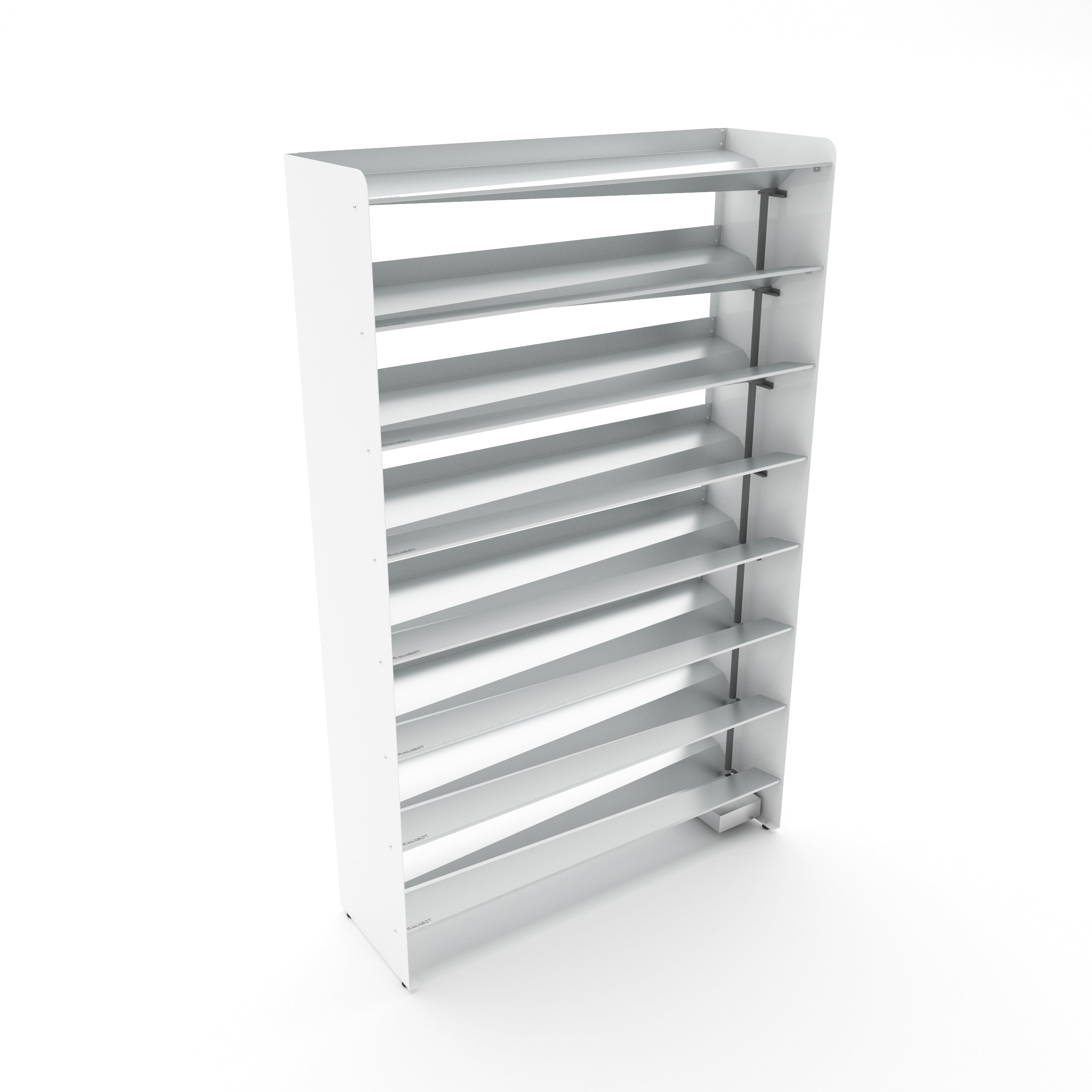 Boot Rack 38" wide - Rustproof Channeling Water Into Containers 2 to 8 Shelves Rakabot Titan