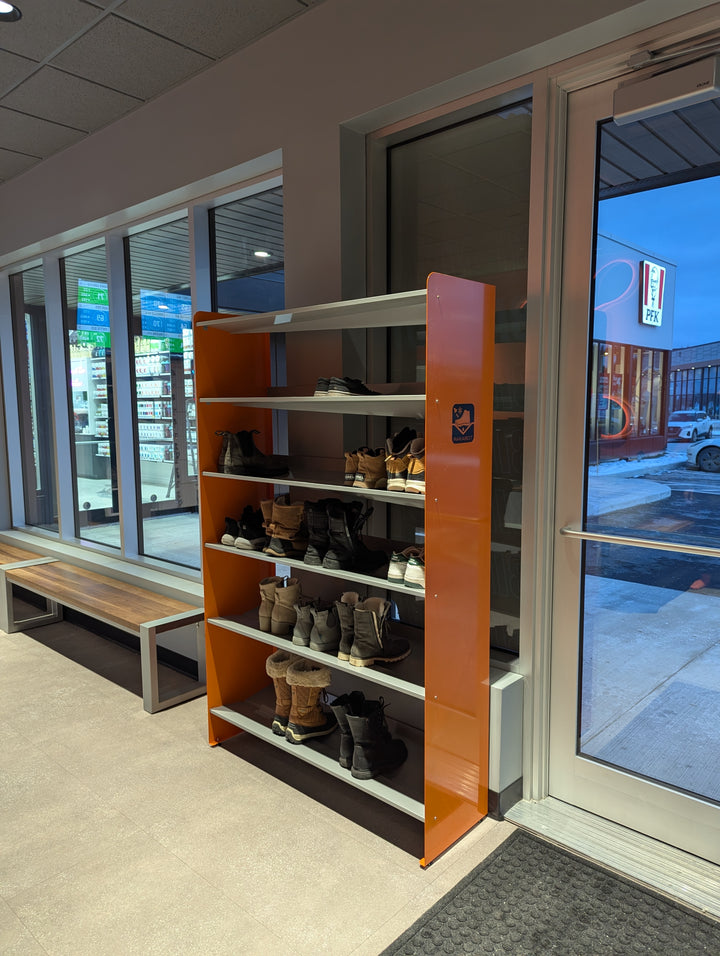 Orangetheory Fitness · Custom-branded rack