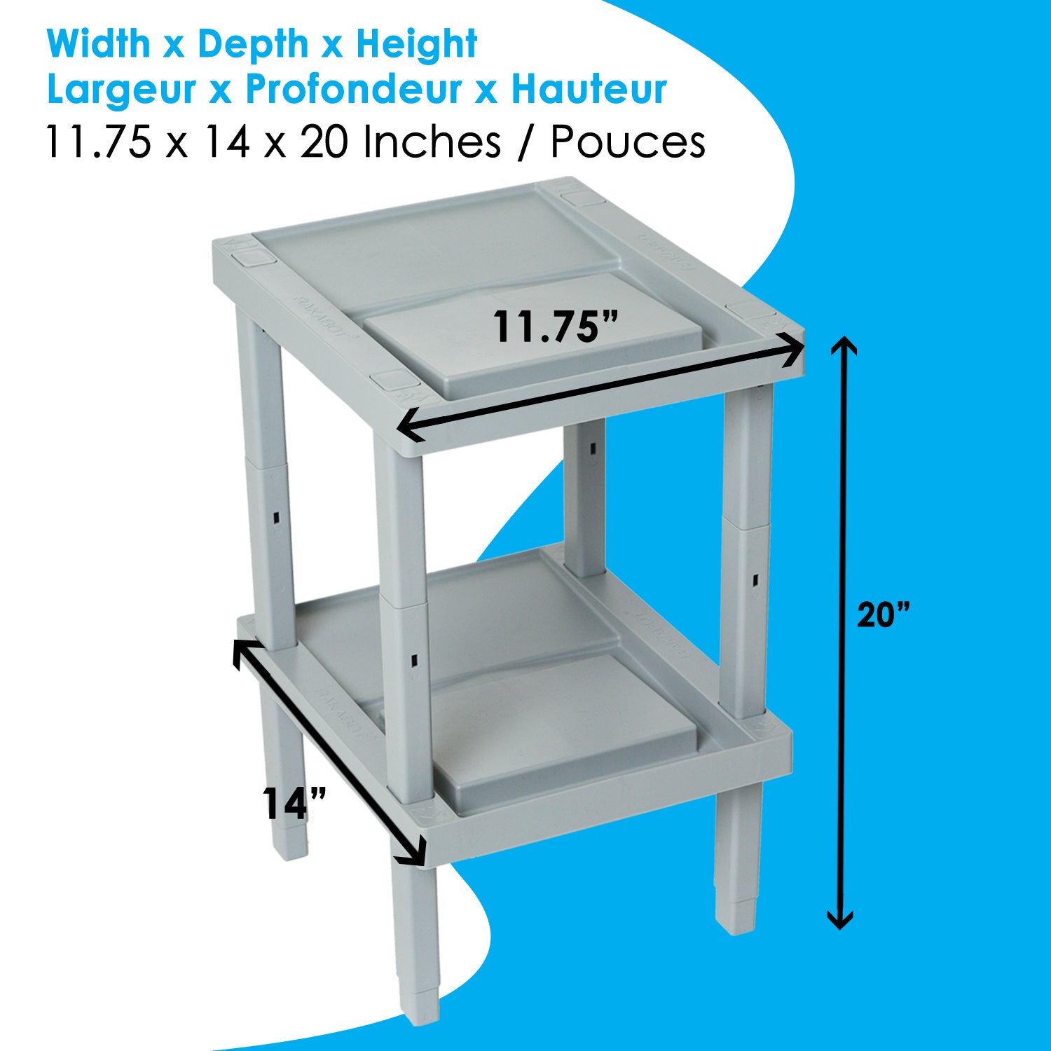 Étagère de casier pour rangement de bottes canalisant l'eau - Rakabot Locker1