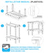 Boot Rack Channeling Water Into Containers - Practical & Stackable - Rakabot Plastico