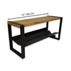 Sturdy & Strong Entrance Bench Channeling Water Into Containers - strong enough for 400+ pounds- Rakabot Moderno