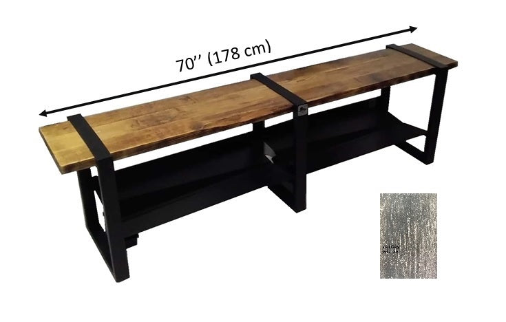 Entrance Bench Channeling Water Into Containers Sit & Store Footwear - Rakabot Moderno