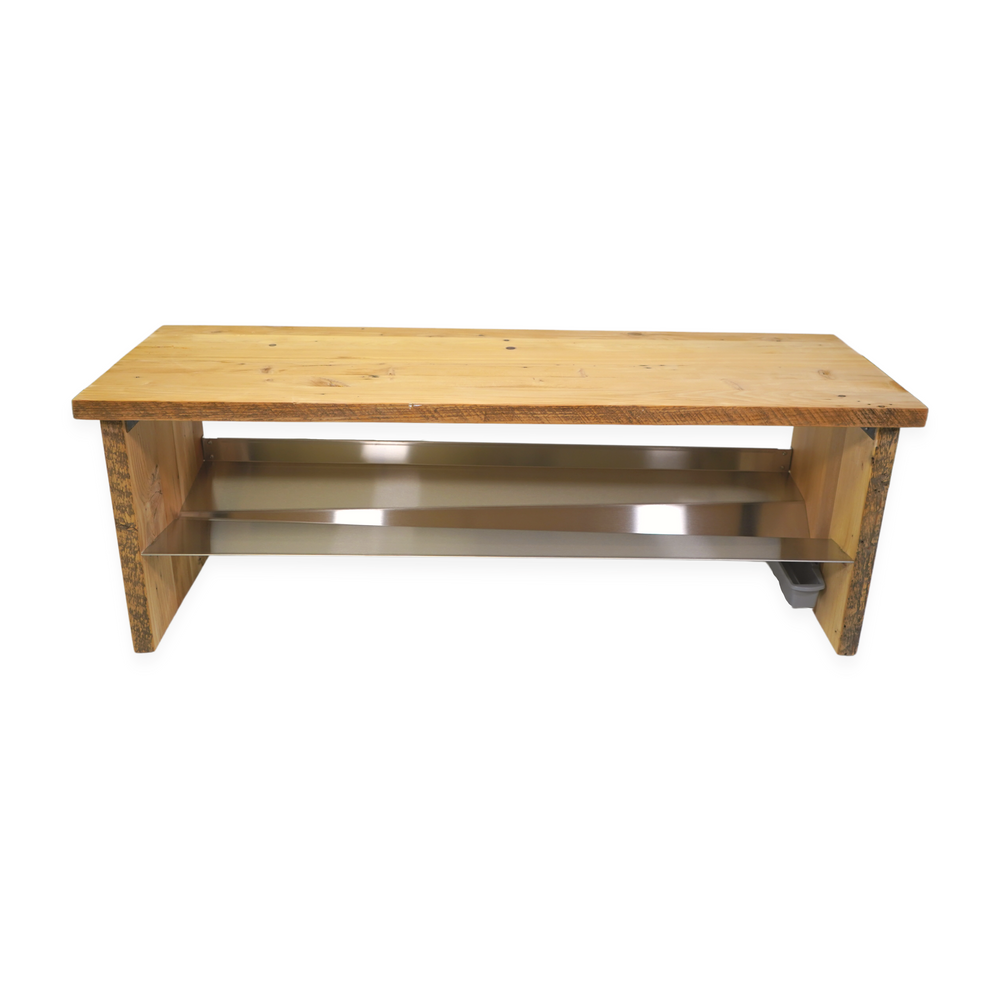 Front view of the Honey Noble bench