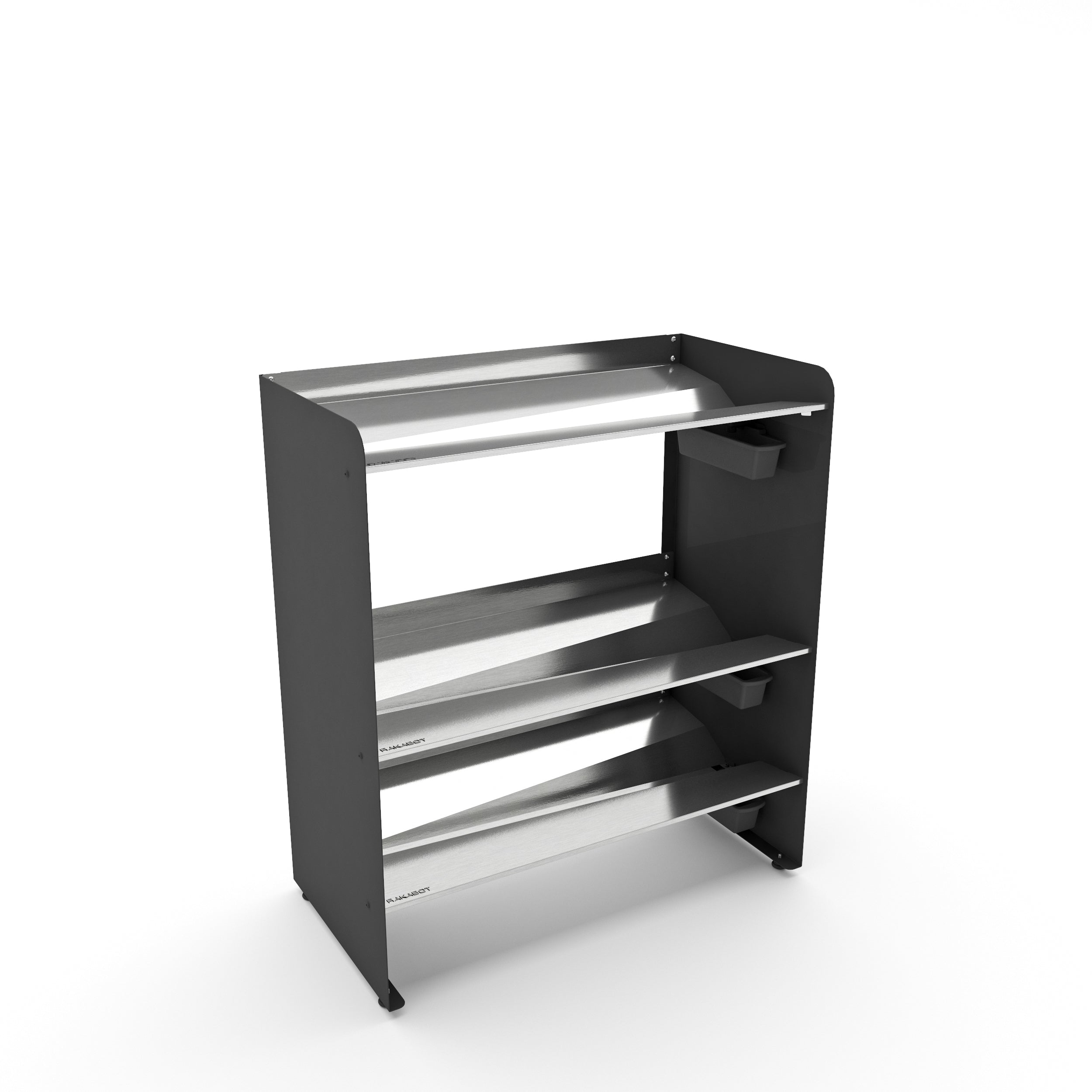 Boot Rack 38" wide - Rustproof Channeling Water Into Containers 2 to 8 Shelves Rakabot Titan