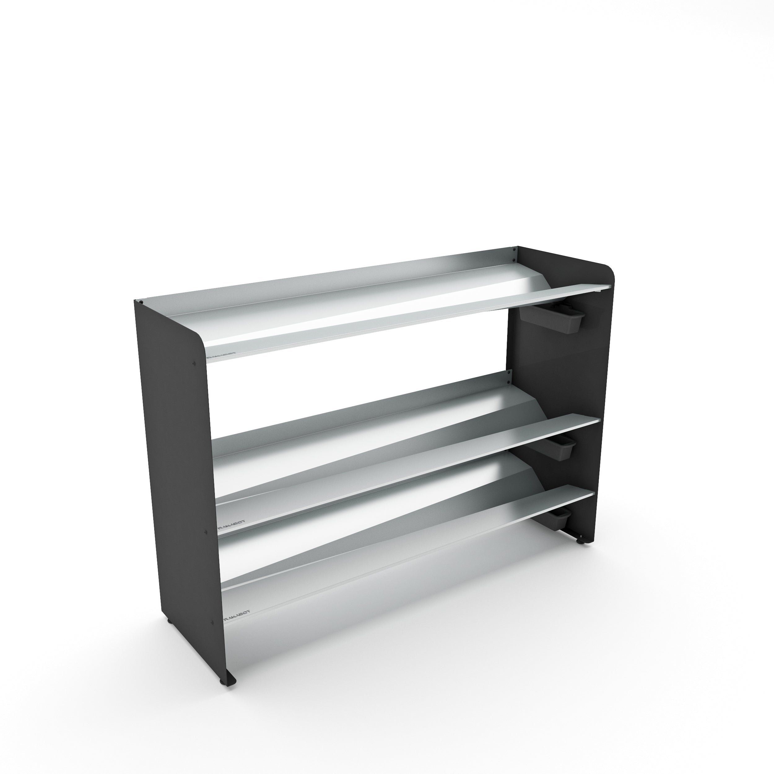 Boot Rack 38" wide - Rustproof Channeling Water Into Containers 2 to 8 Shelves Rakabot Titan