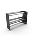 Boot Rack 38" wide - Rustproof Channeling Water Into Containers 2 to 8 Shelves Rakabot Titan