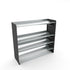 Boot Rack 38" wide - Rustproof Channeling Water Into Containers 2 to 8 Shelves Rakabot Titan