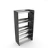Boot Rack 38" wide - Rustproof Channeling Water Into Containers 2 to 8 Shelves Rakabot Titan