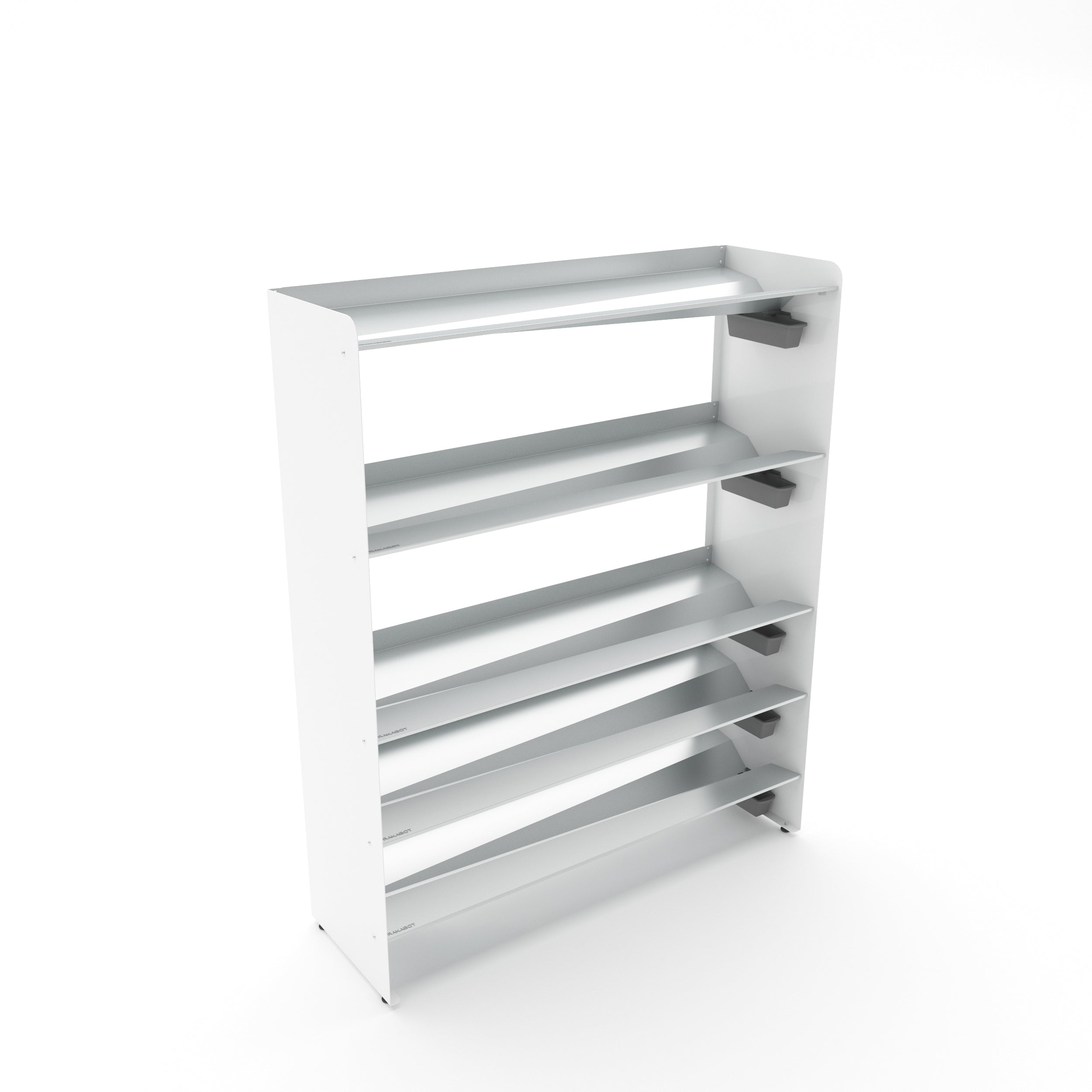 Boot Rack 38" wide - Rustproof Channeling Water Into Containers 2 to 8 Shelves Rakabot Titan