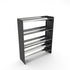 Boot Rack 38" wide - Rustproof Channeling Water Into Containers 2 to 8 Shelves Rakabot Titan