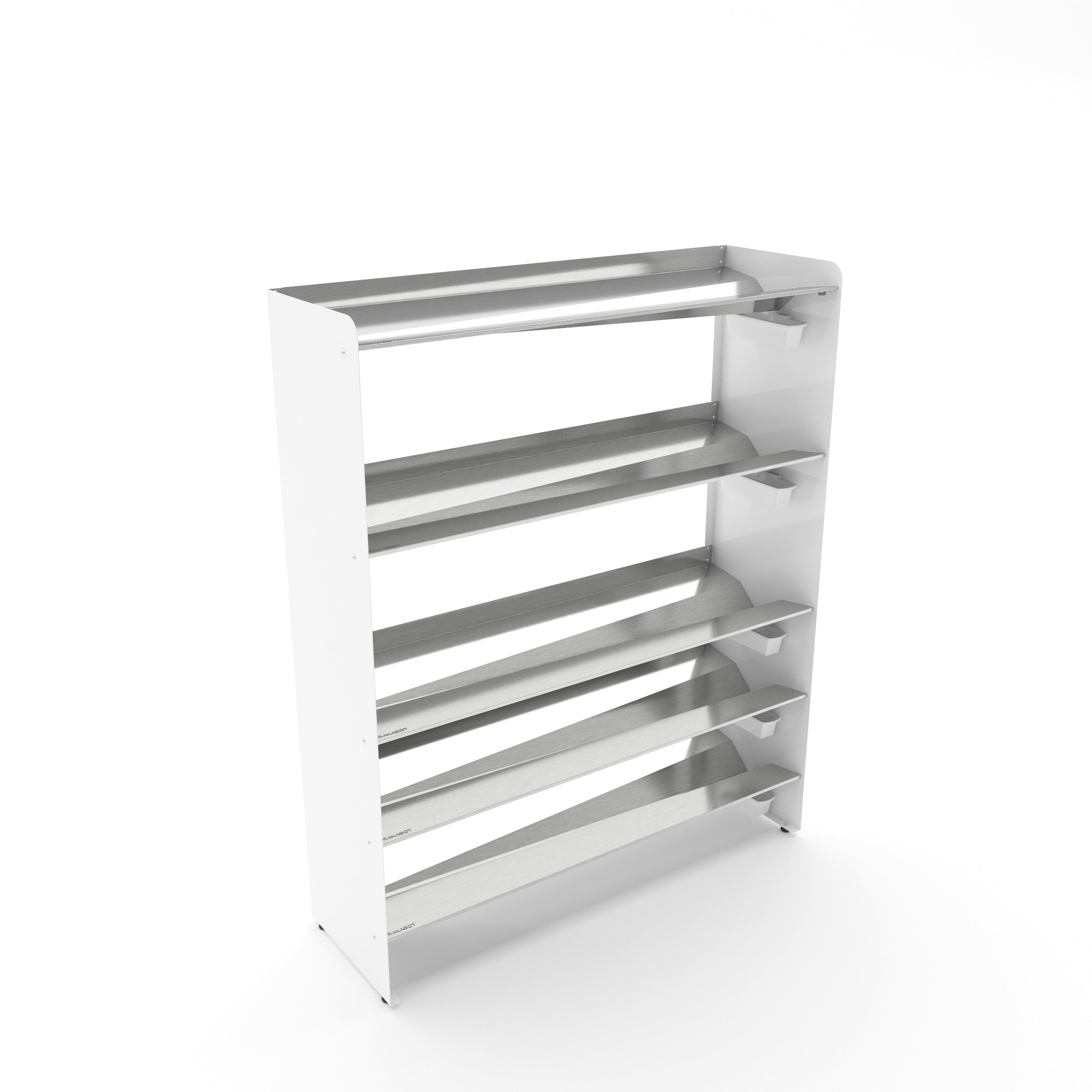 Boot Rack 38" wide - Rustproof Channeling Water Into Containers 2 to 8 Shelves Rakabot Titan