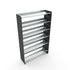 Boot Rack 38" wide - Rustproof Channeling Water Into Containers 2 to 8 Shelves Rakabot Titan