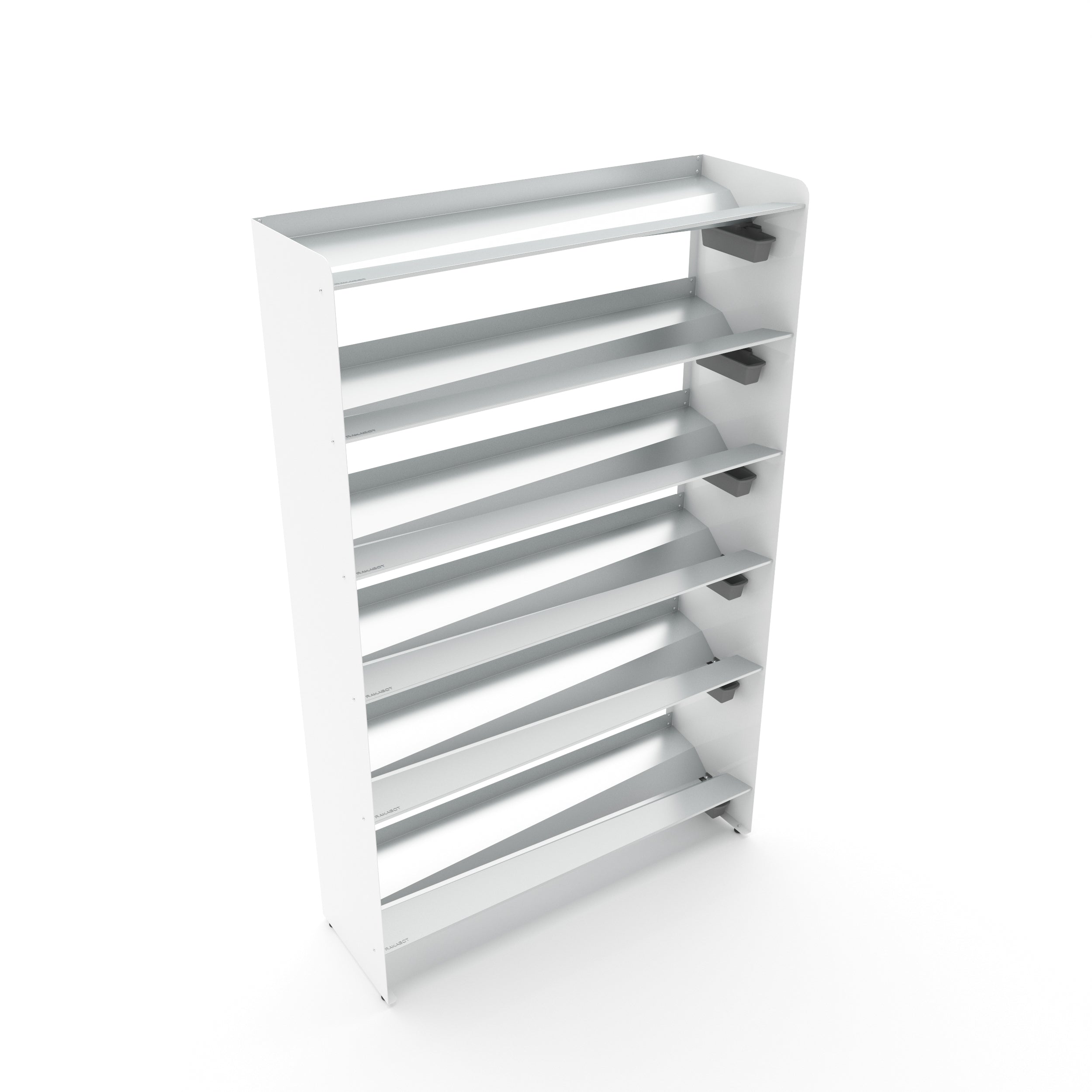 Boot Rack 38" wide - Rustproof Channeling Water Into Containers 2 to 8 Shelves Rakabot Titan