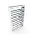 Boot Rack 38" wide - Rustproof Channeling Water Into Containers 2 to 8 Shelves Rakabot Titan