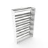 Boot Rack 38" wide - Rustproof Channeling Water Into Containers 2 to 8 Shelves Rakabot Titan